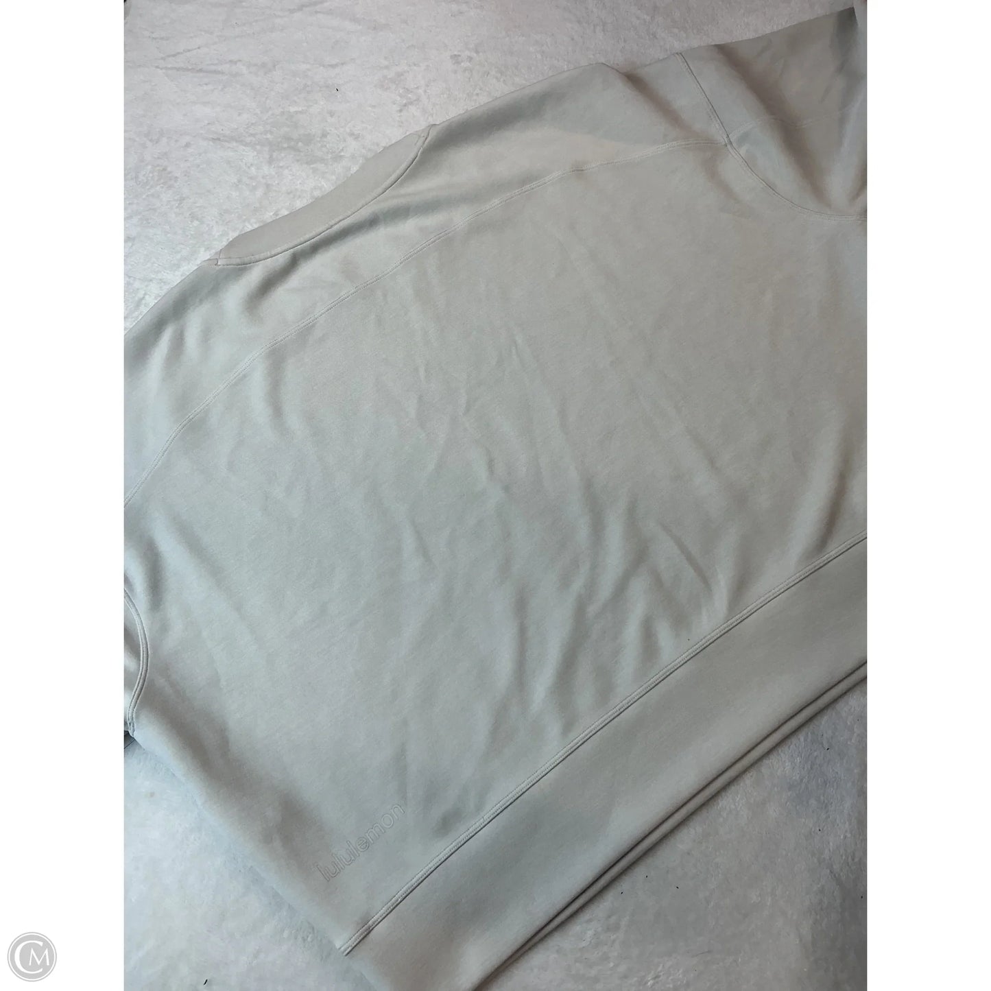 Athletic Sweatshirt Crewneck By Lululemon In Tan, Size: 10