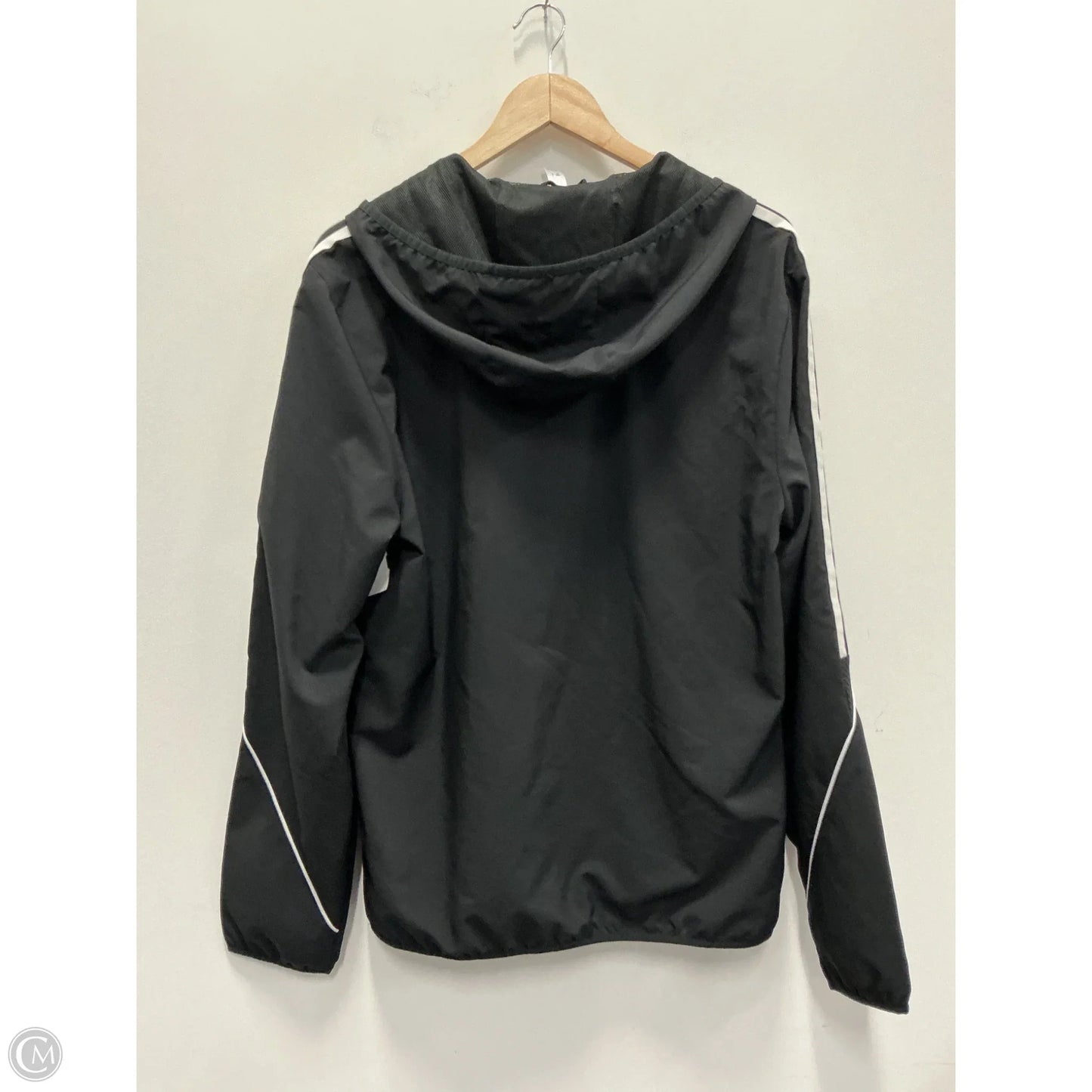 Athletic Jacket By Adidas In Black, Size: S