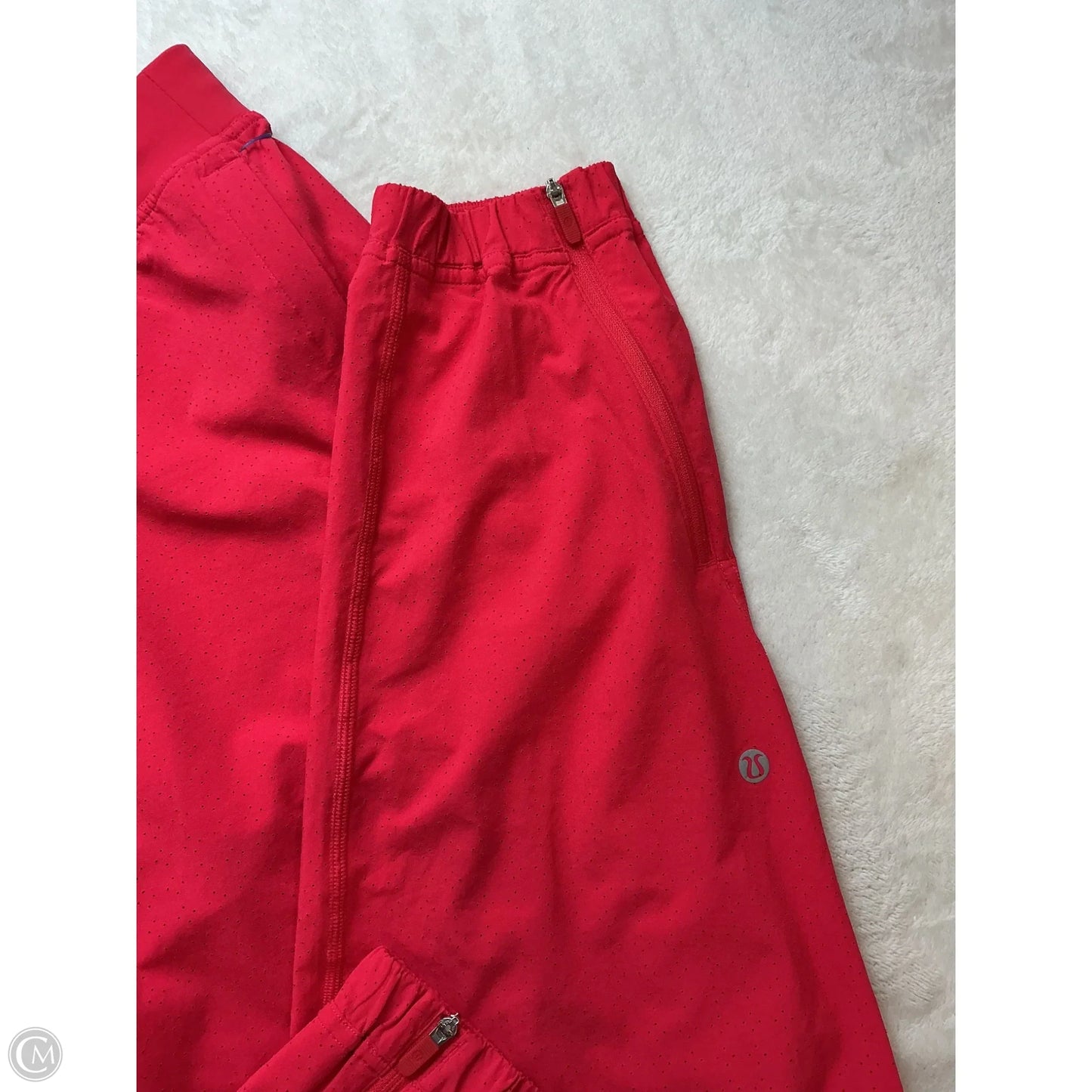 Athletic Pants By Lululemon In Coral, Size: 6