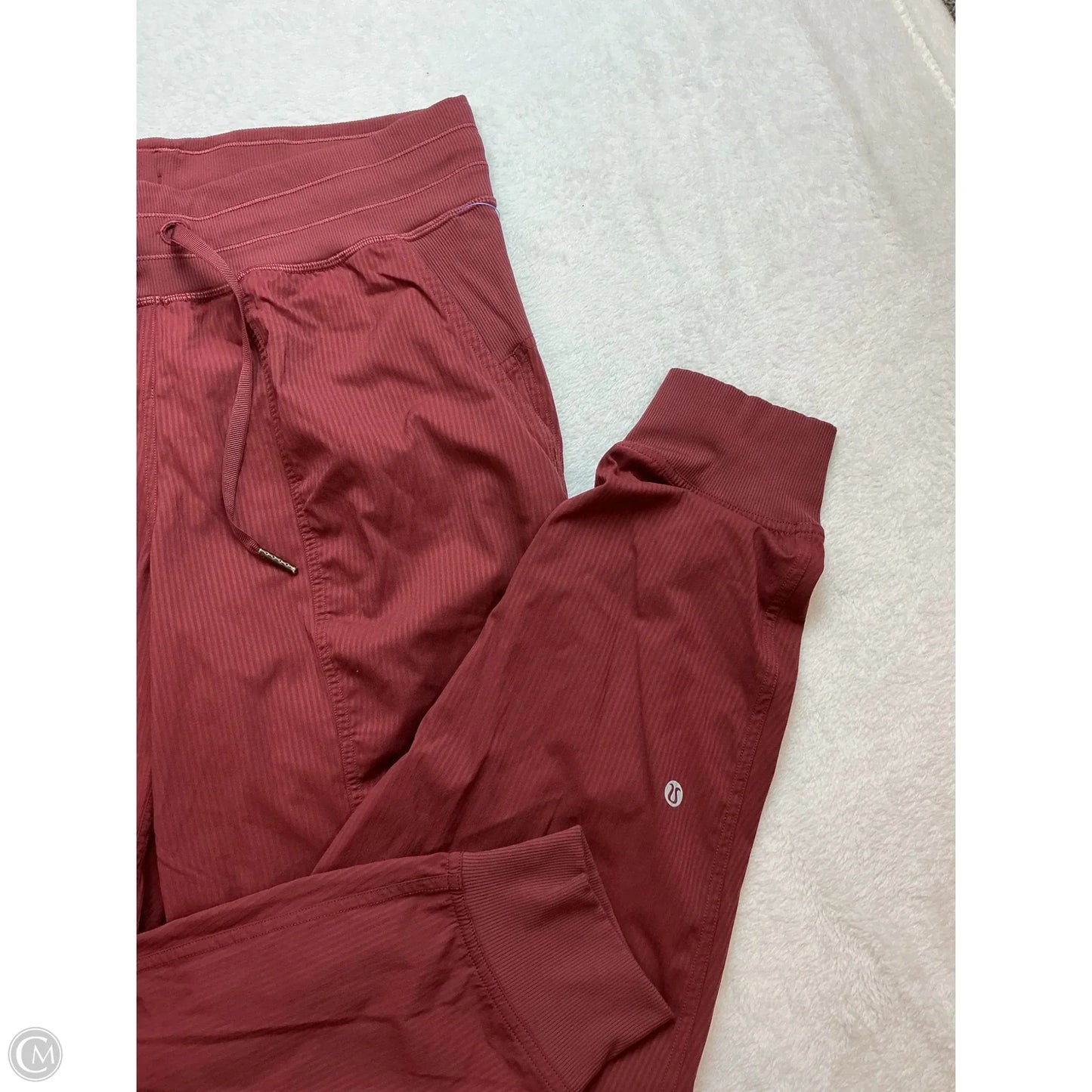 Athletic Pants By Lululemon In Maroon, Size: 8