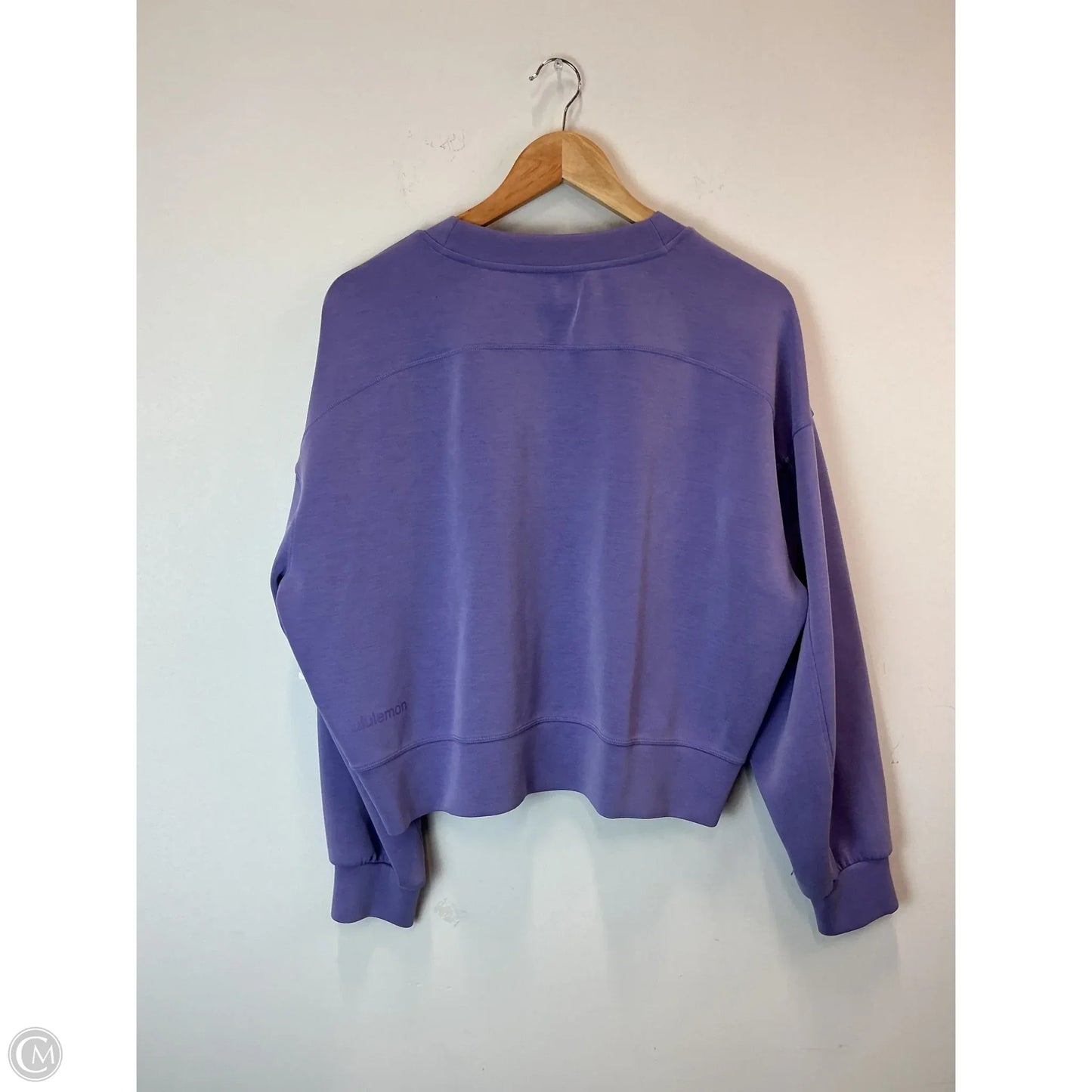 Athletic Sweatshirt Crewneck By Lululemon In Purple, Size: 6