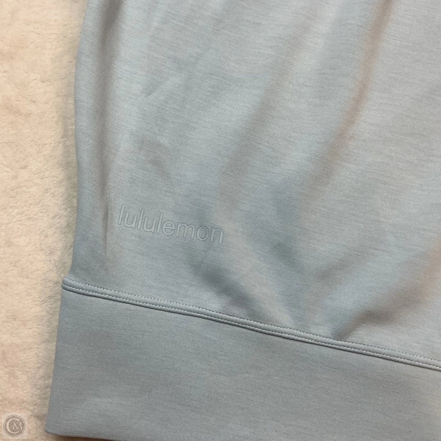 Athletic Sweatshirt Crewneck By Lululemon In Blue, Size: 8