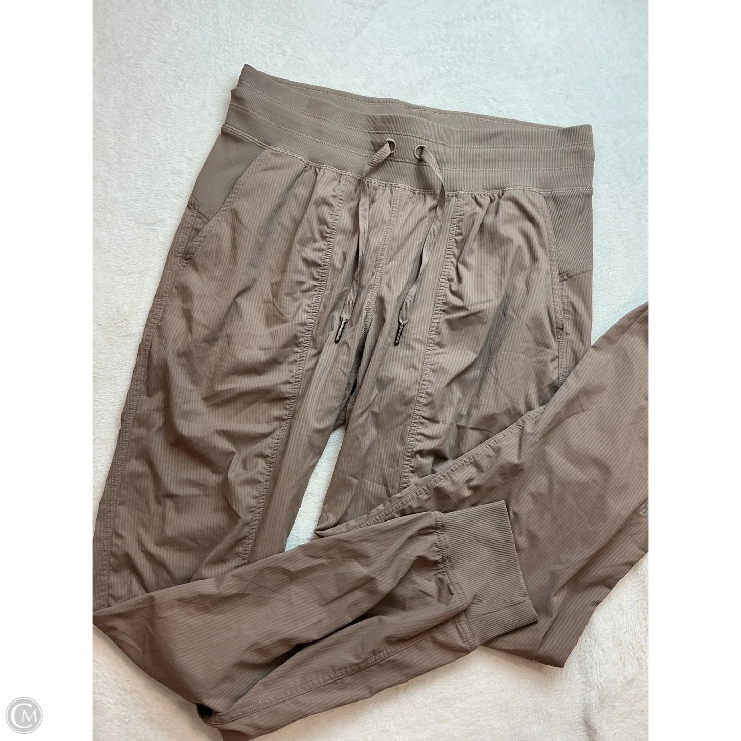 Athletic Pants By Lululemon In Tan, Size: 8