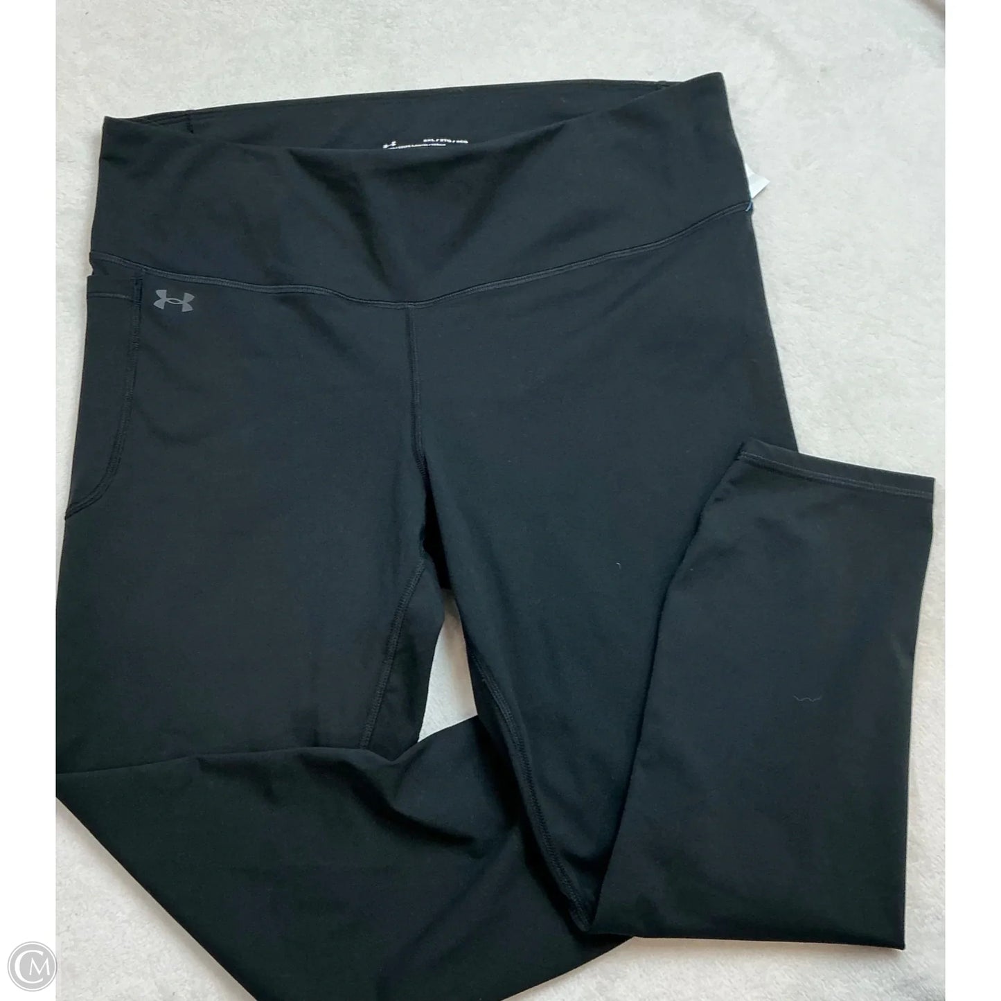 Athletic Leggings By Under Armour In Black, Size: 2x