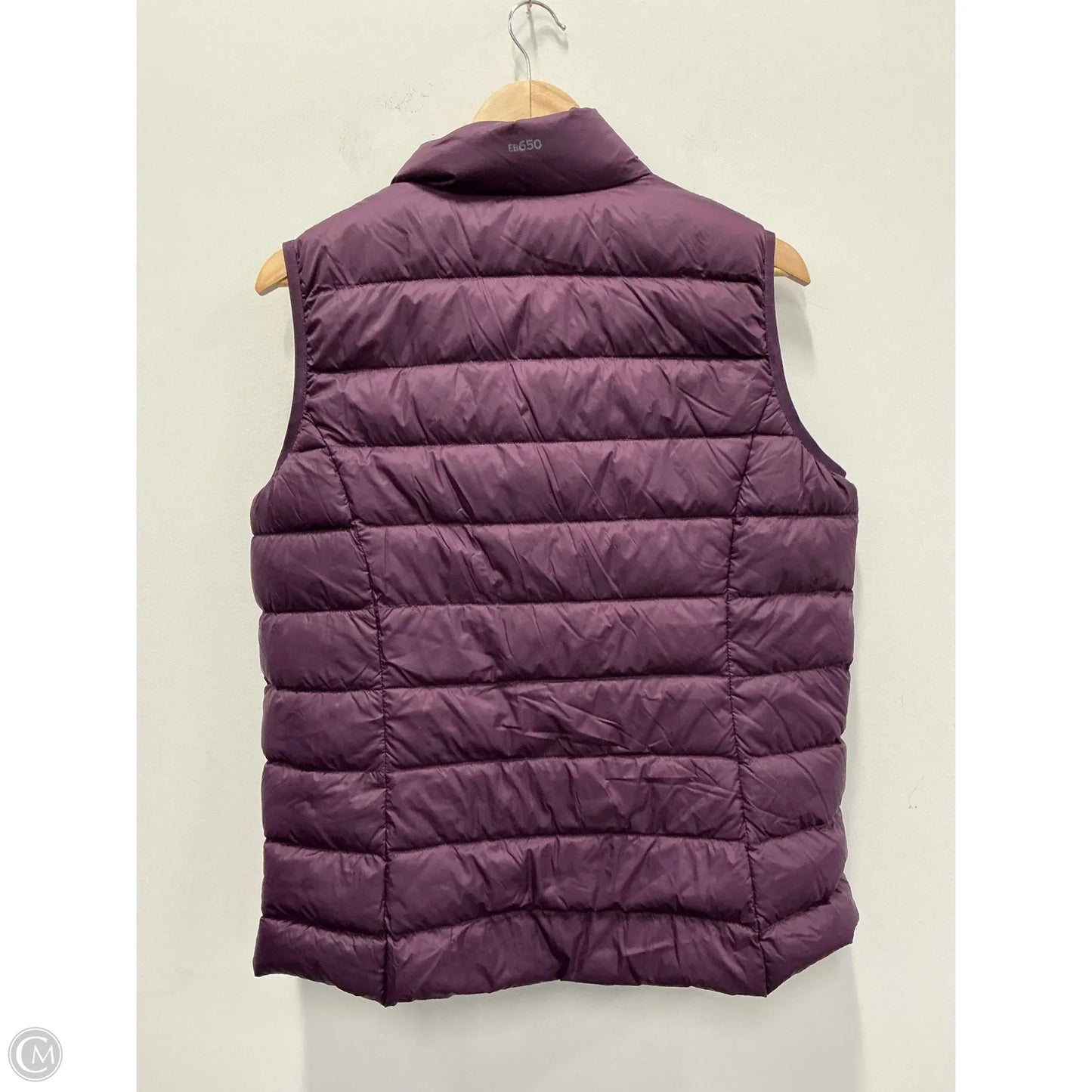 Vest Puffer & Quilted By Eddie Bauer In Purple, Size: L