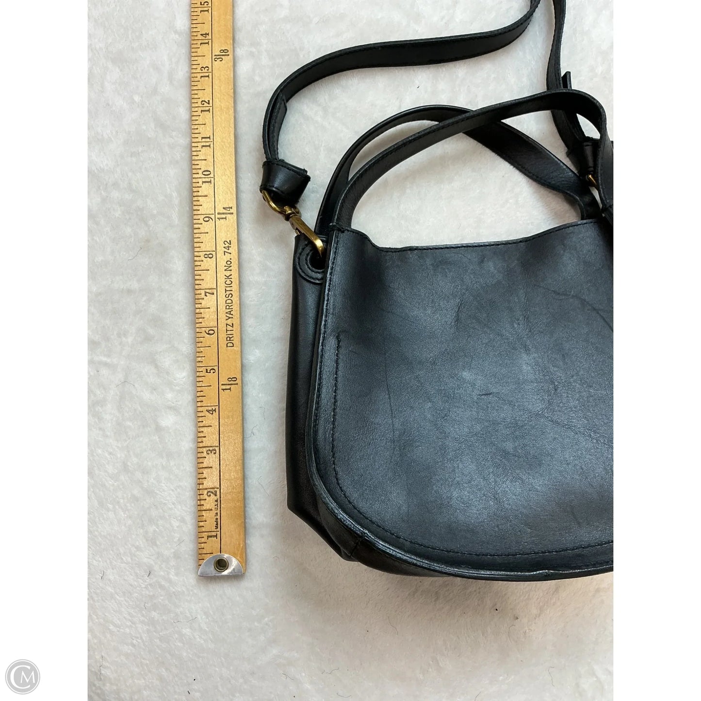 Handbag Leather By Madewell, Size: Small