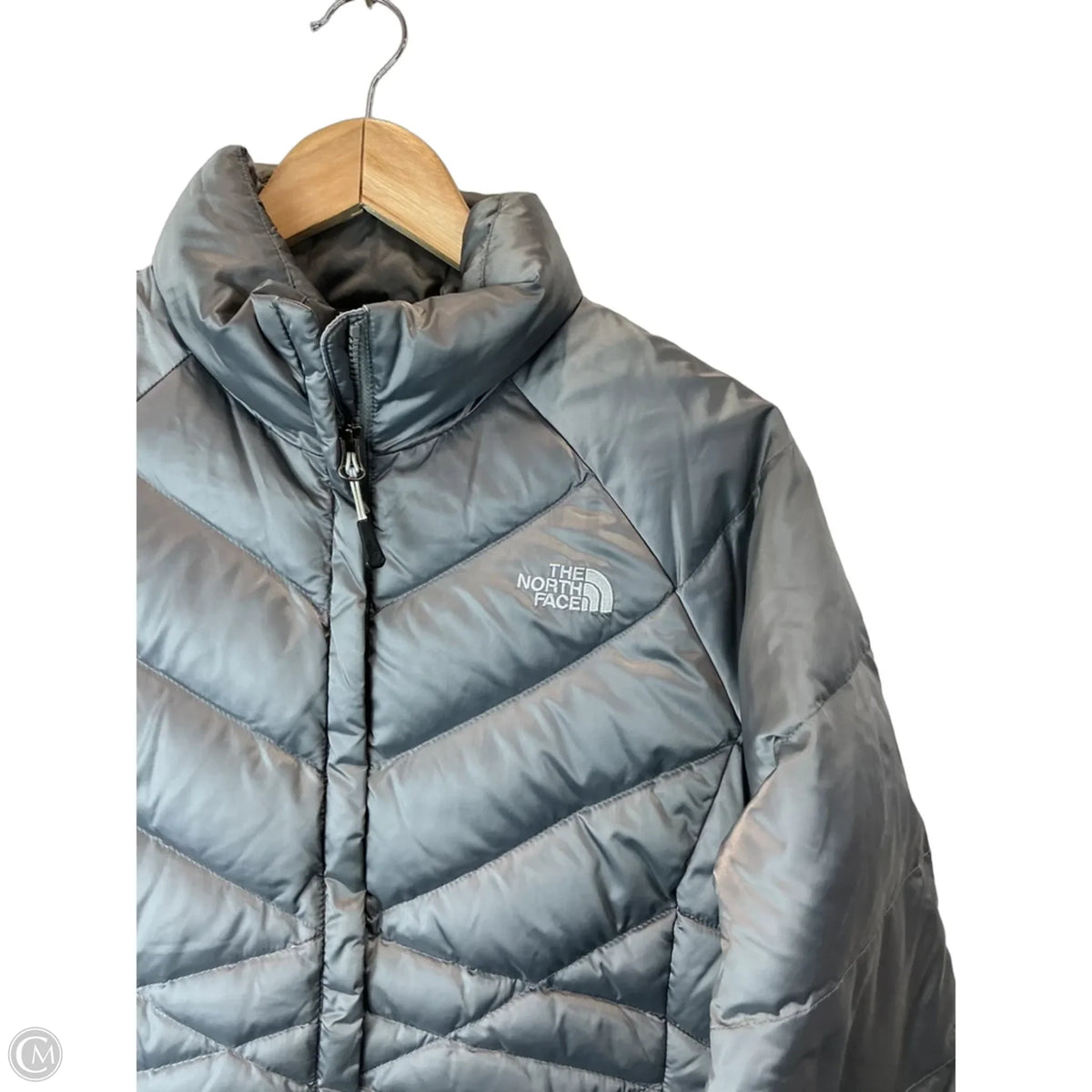Jacket Puffer & Quilted By The North Face In Grey, Size: M