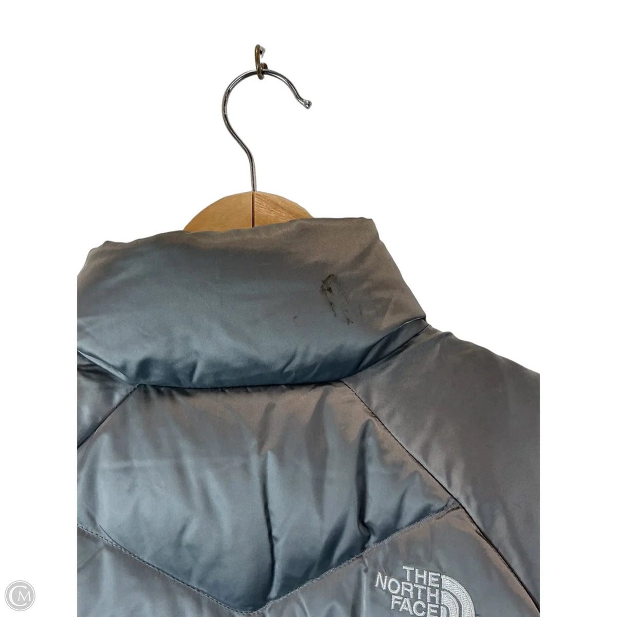 Jacket Puffer & Quilted By The North Face In Grey, Size: M