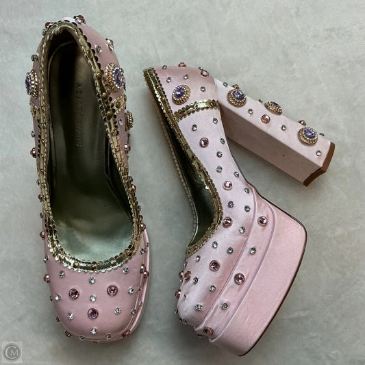 Shoes Heels Block By Azalea Wang In Pink, Size: 10