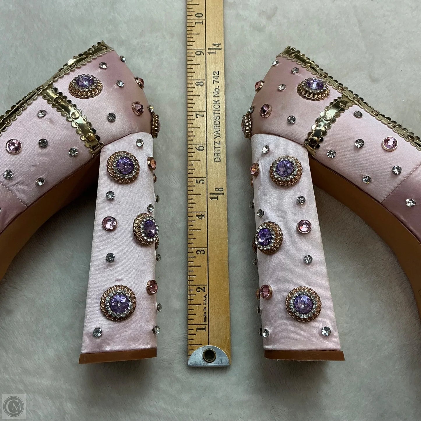 Shoes Heels Block By Azalea Wang In Pink, Size: 10
