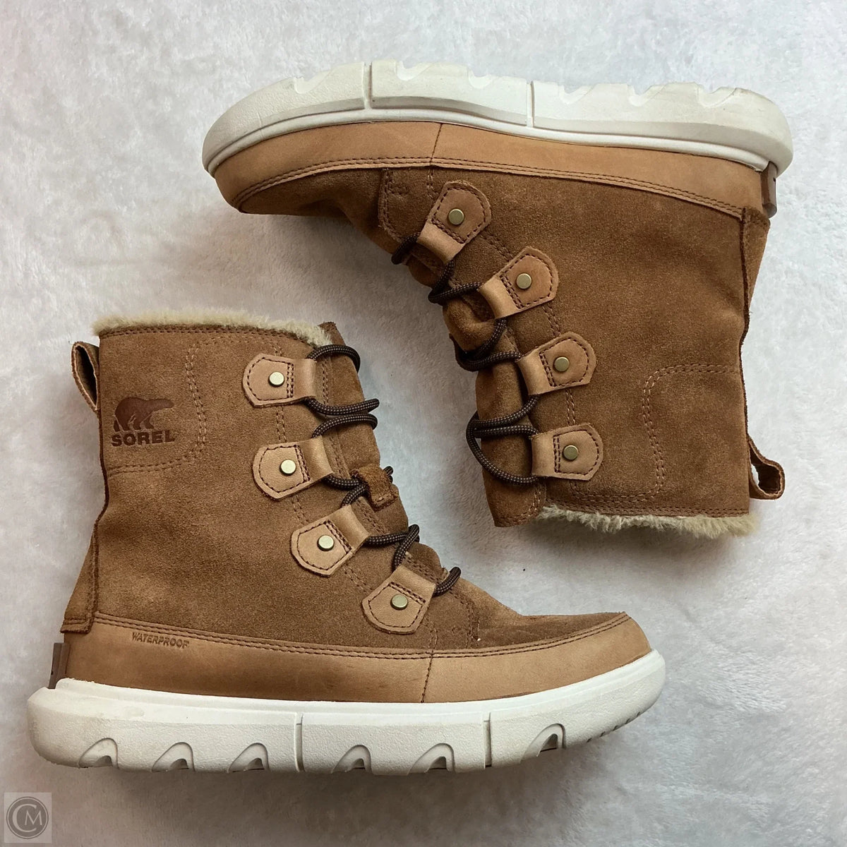 Boots Snow By Sorel In Tan, Size: 7