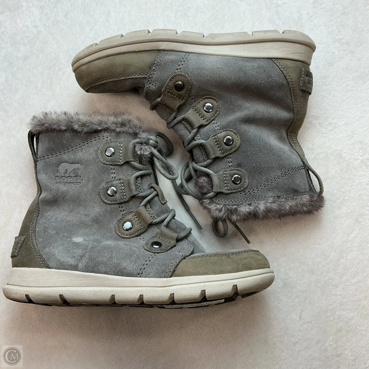 Boots Ankle Flats By Sorel In Grey, Size: 7