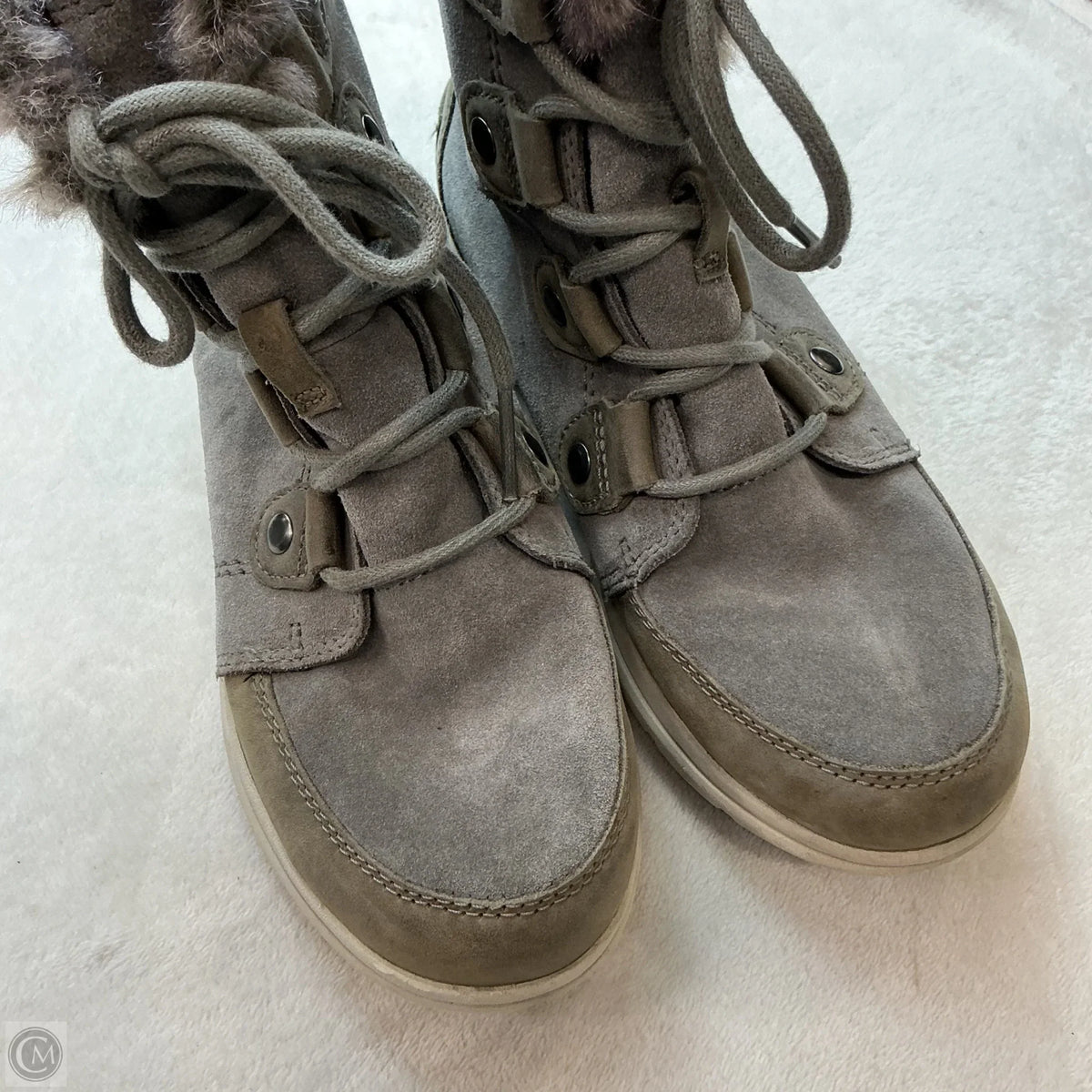 Boots Ankle Flats By Sorel In Grey, Size: 7