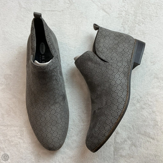 Boots Ankle Flats By Dr Scholls In Grey, Size: 11