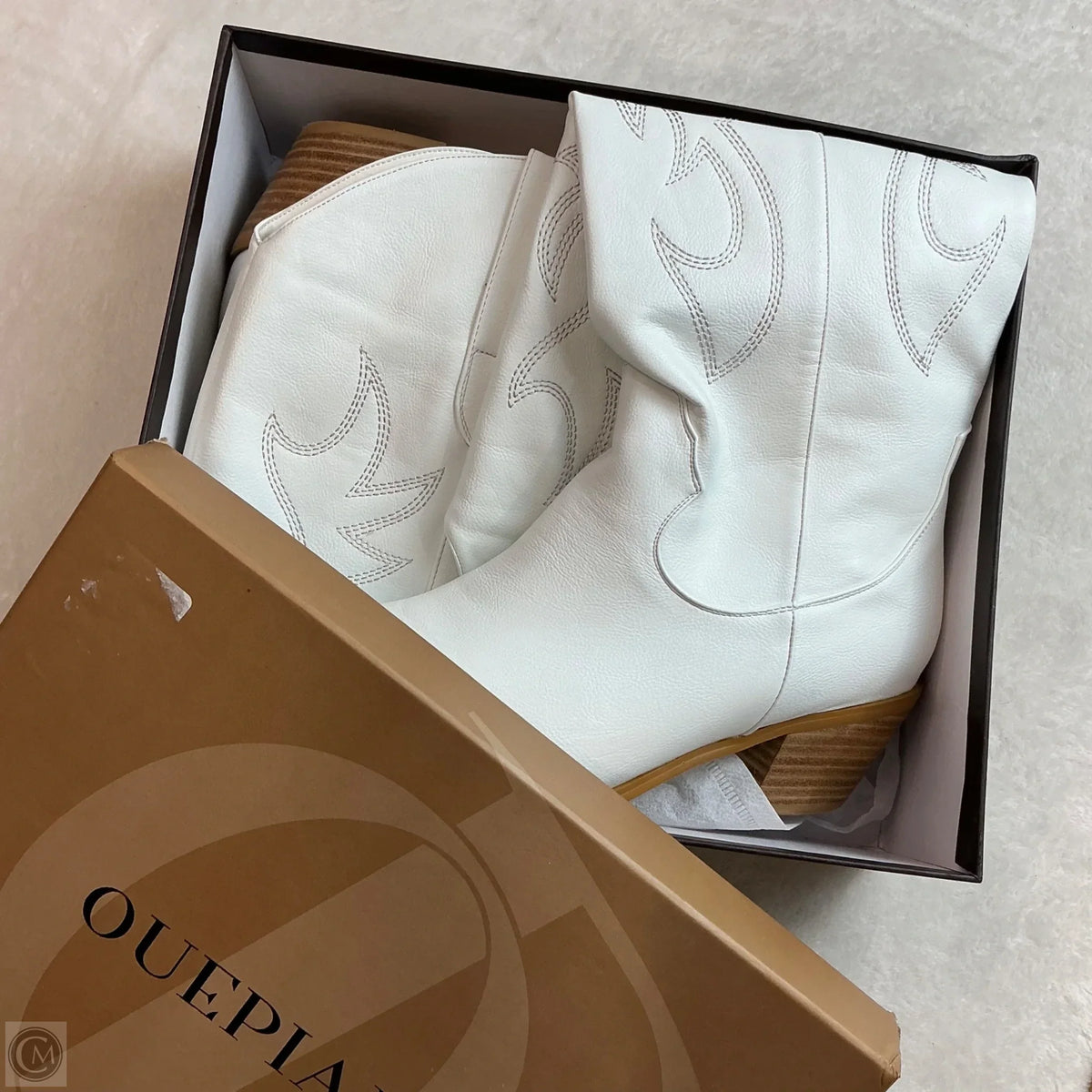 Boots Western By Clothes Mentor In White, Size: 10