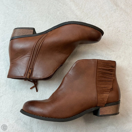 Boots Ankle Heels By Dirty Laundry In Tan, Size: 8.5
