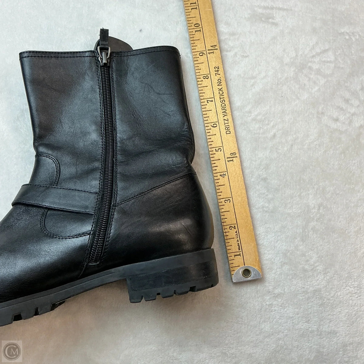 Boots Ankle Flats By Tahari In Black, Size: 9.5