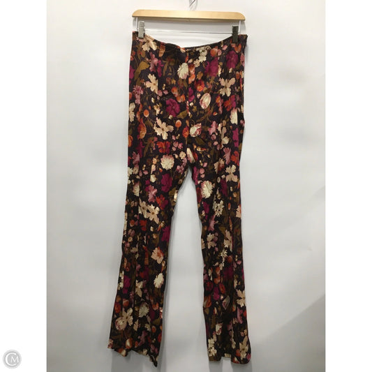 Pants Wide Leg By Anthropologie In Floral Print, Size: 8