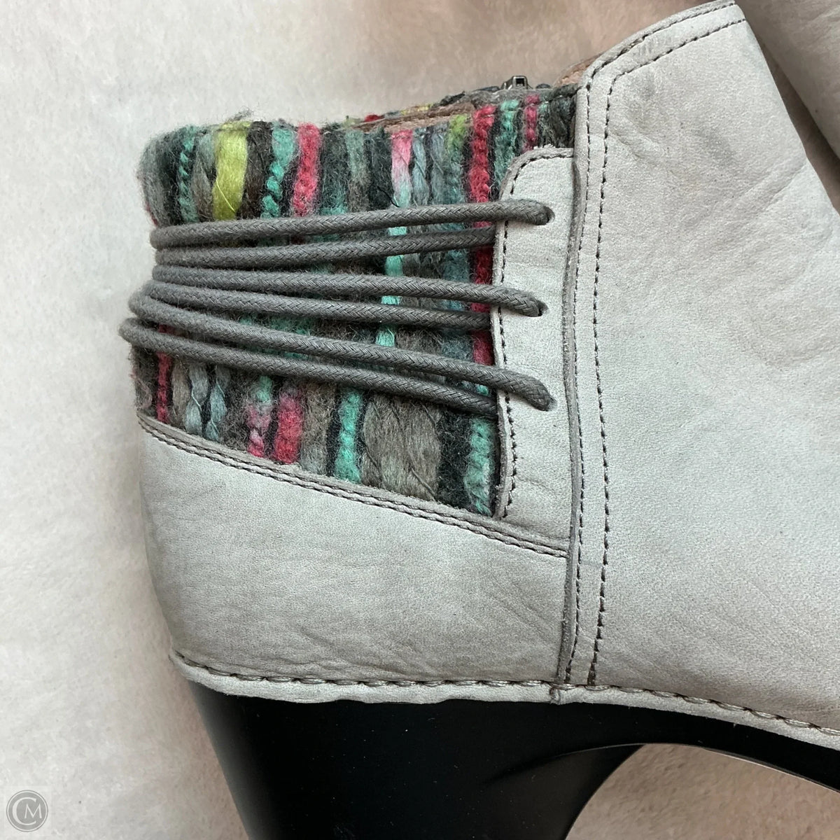 Boots Ankle Heels By Dansko In Grey, Size: 9