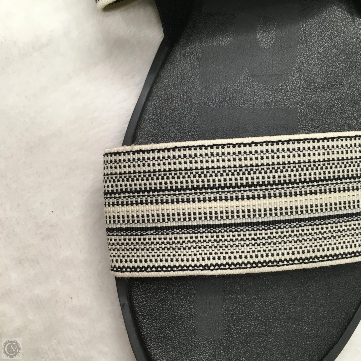 Sandals Flats By Sorel In Black & White, Size: 8