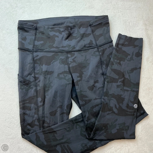 Athletic Leggings By Lululemon In Camouflage Print, Size: 6