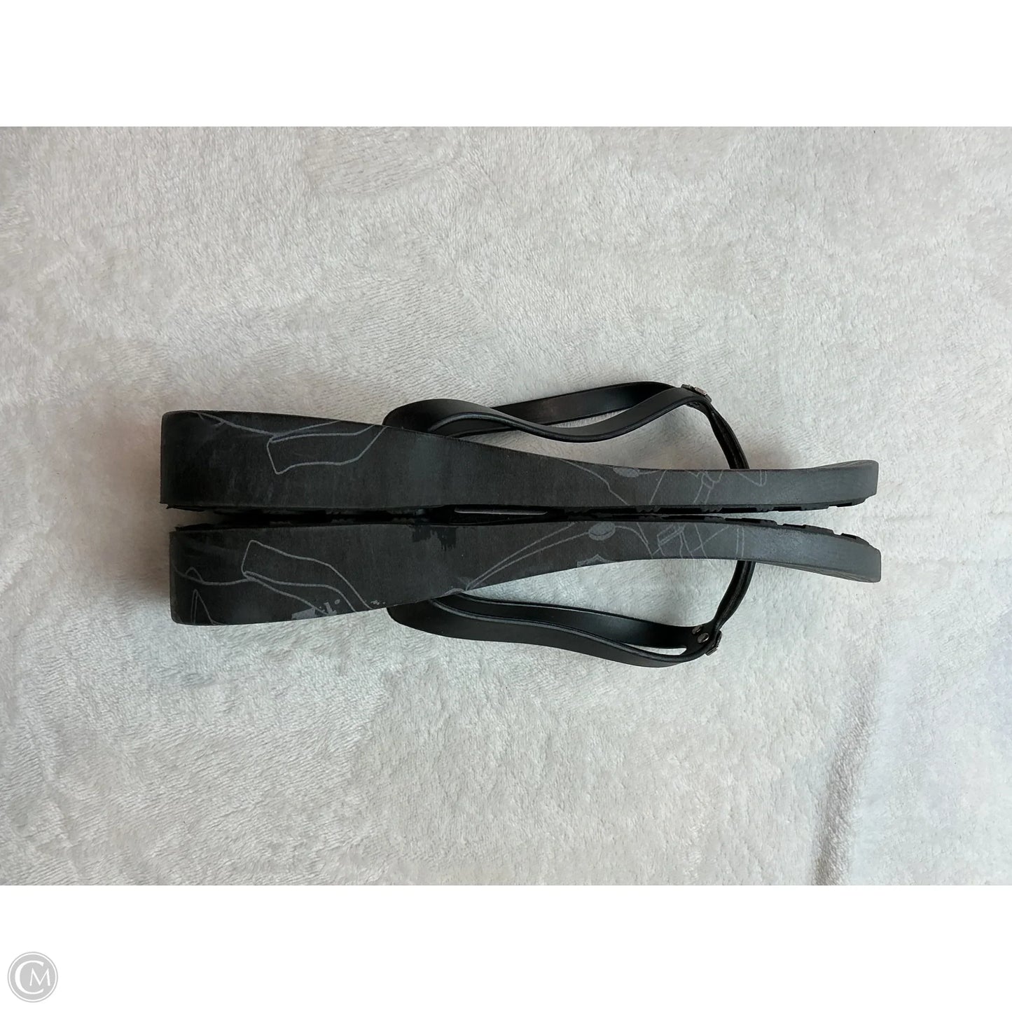 Sandals Flip Flops By Harley Davidson In Black, Size: 10
