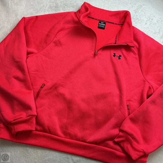 Athletic Sweatshirt Collar By Under Armour In Orange, Size: Xl