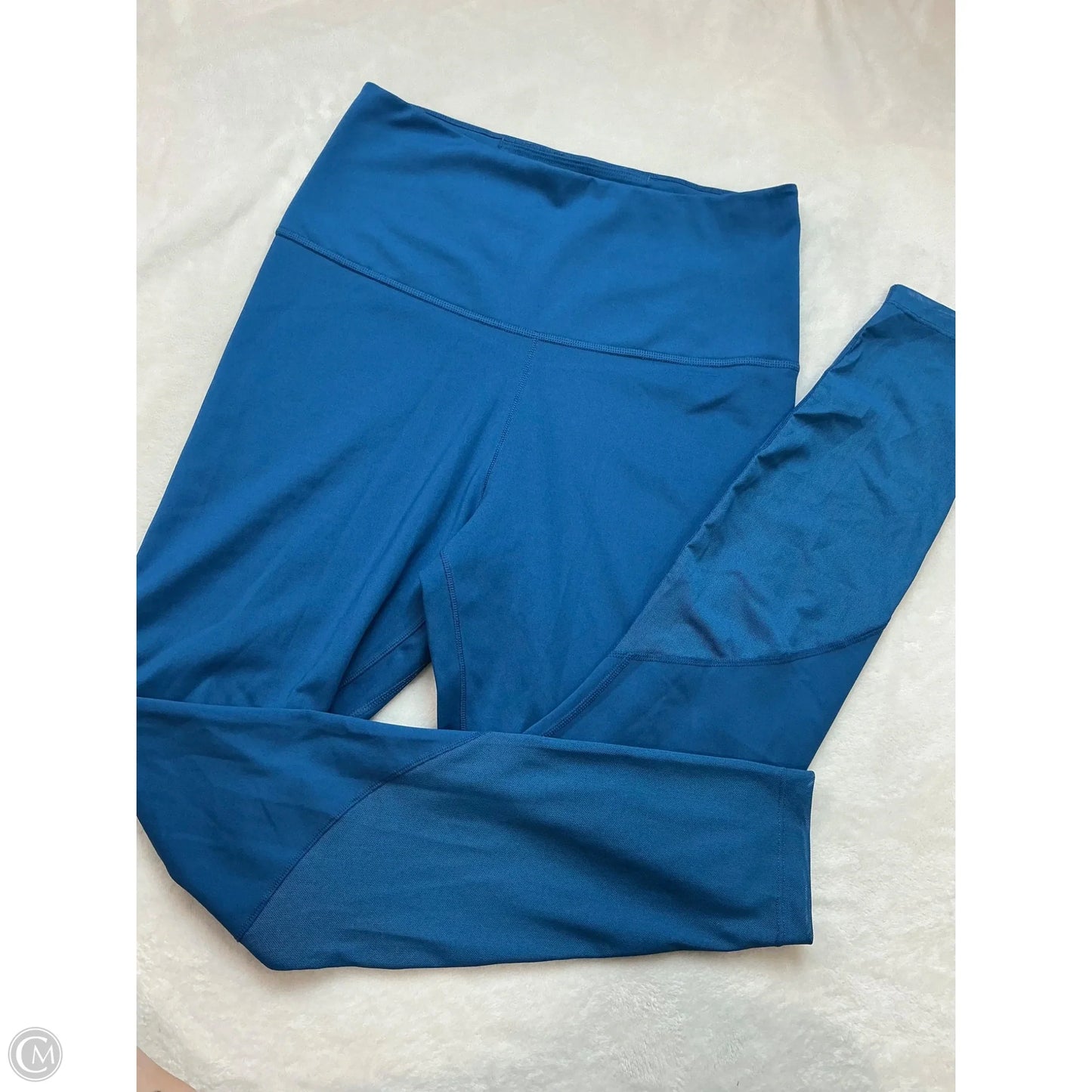 Athletic Leggings By Nike In Blue, Size: M