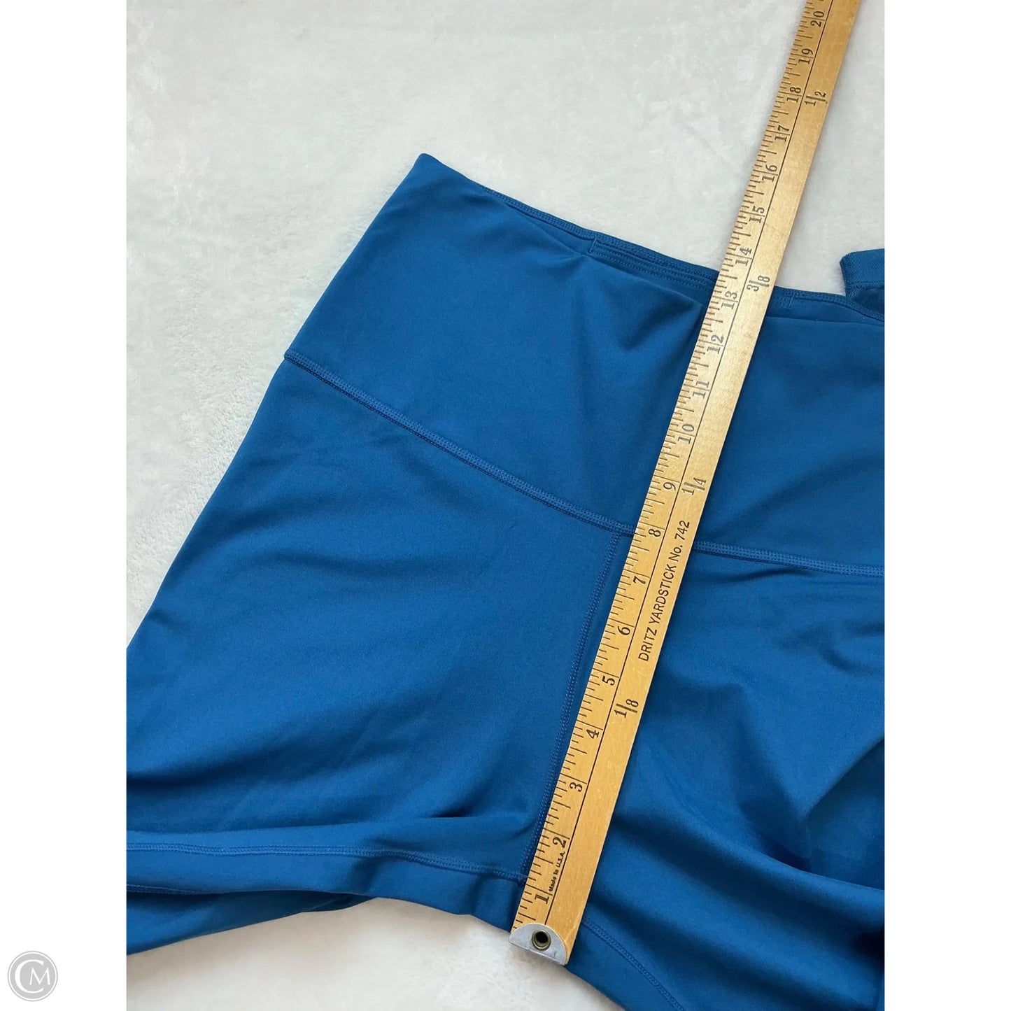 Athletic Leggings By Nike In Blue, Size: M