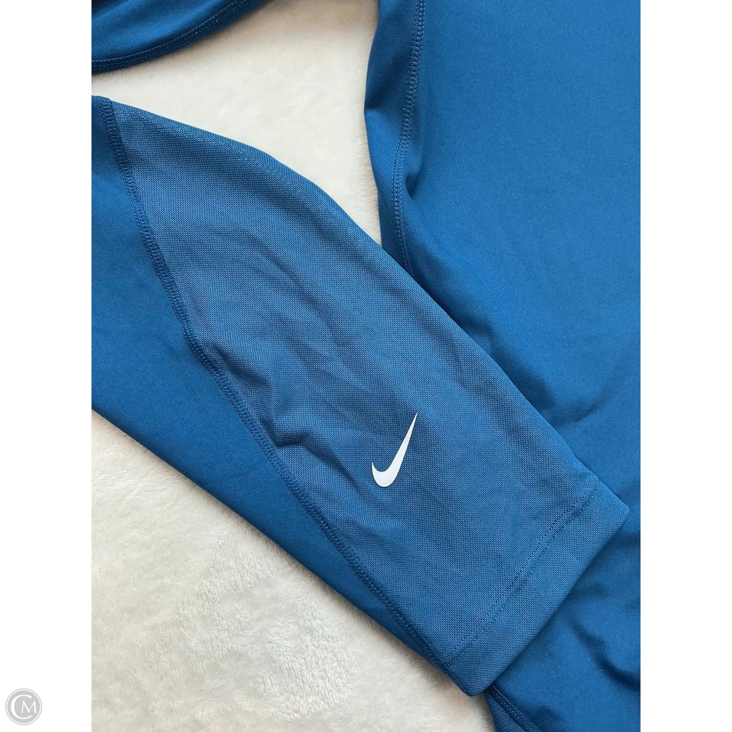 Athletic Leggings By Nike In Blue, Size: M