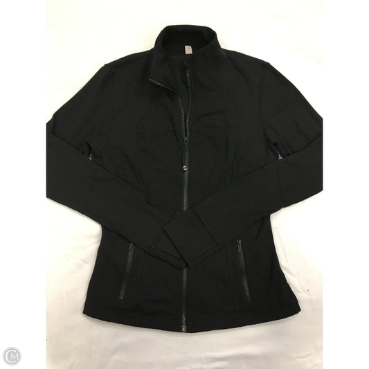 Athletic Jacket By Lululemon In Black, Size: 10