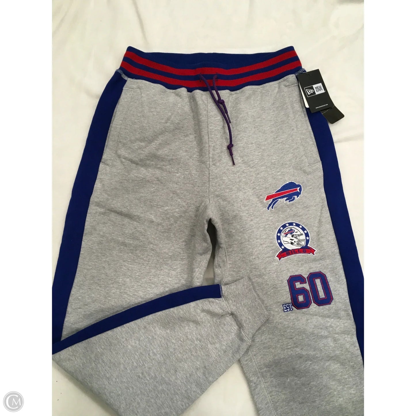 Athletic Pants By Nfl In Grey, Size: M