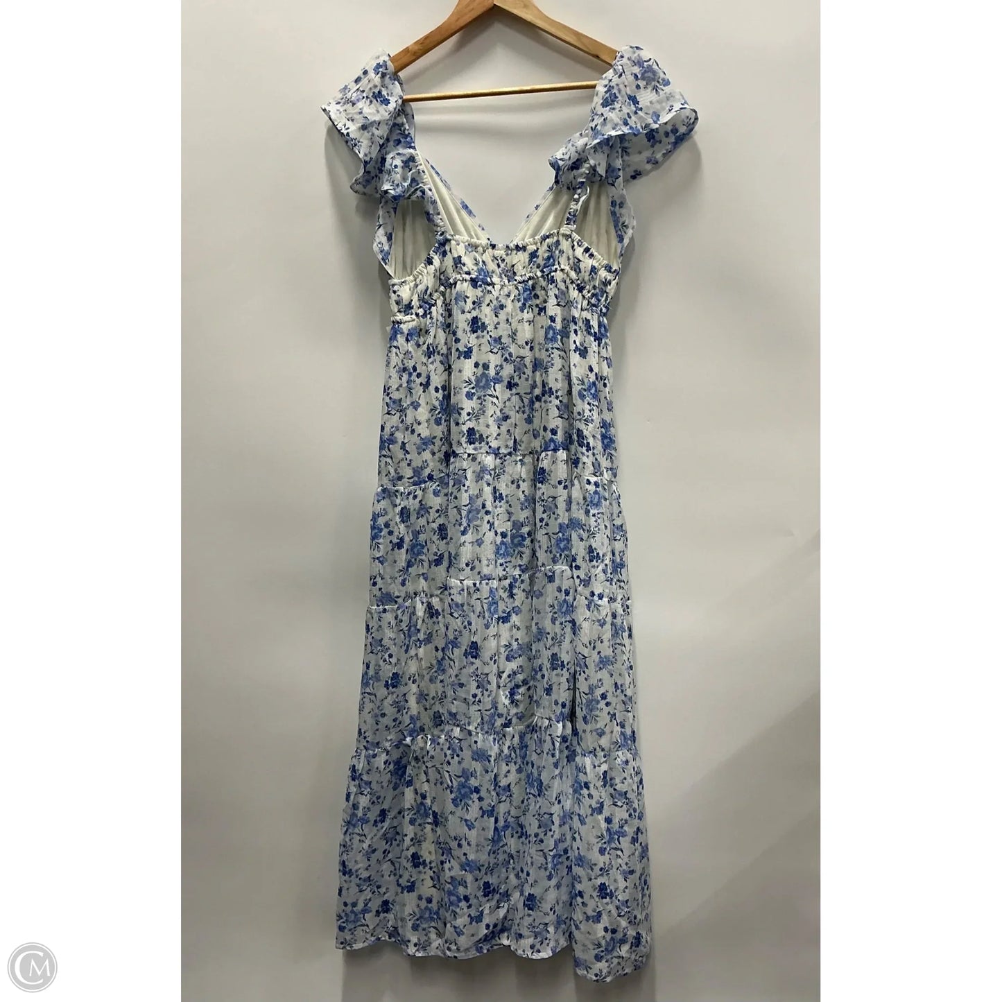Dress Casual Maxi By Clothes Mentor In Floral Print, Size: L