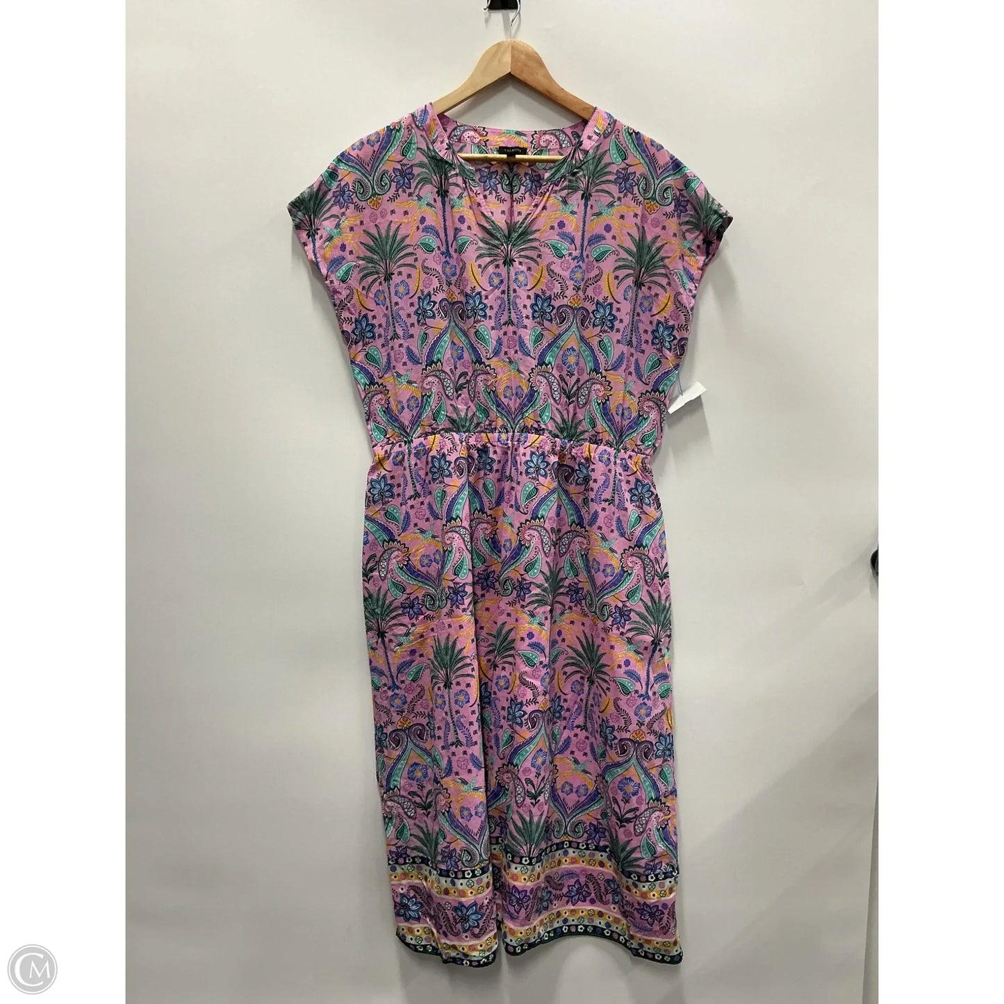 Dress Casual Maxi By Talbots In Pink, Size: Xl