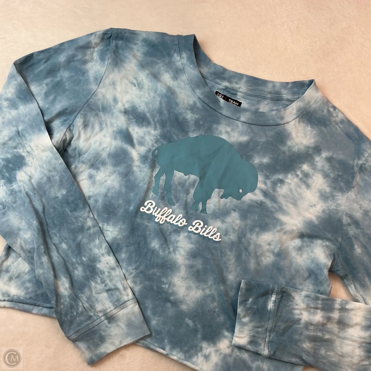 Athletic Top Long Sleeve Crewneck By Nfl In Blue, Size: S