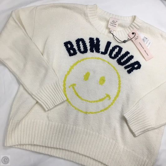 Sweater By Cinq A Sept In White, Size: S