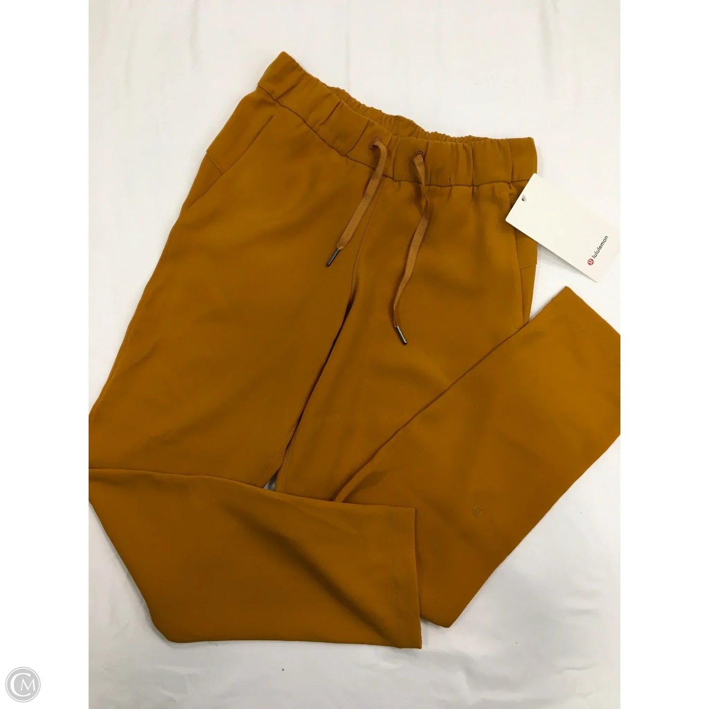 Athletic Pants By Lululemon In Yellow, Size: 4
