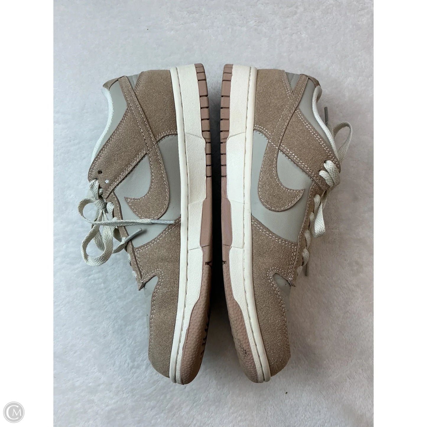 Shoes Sneakers By Nike In Brown & Grey, Size: 8.5