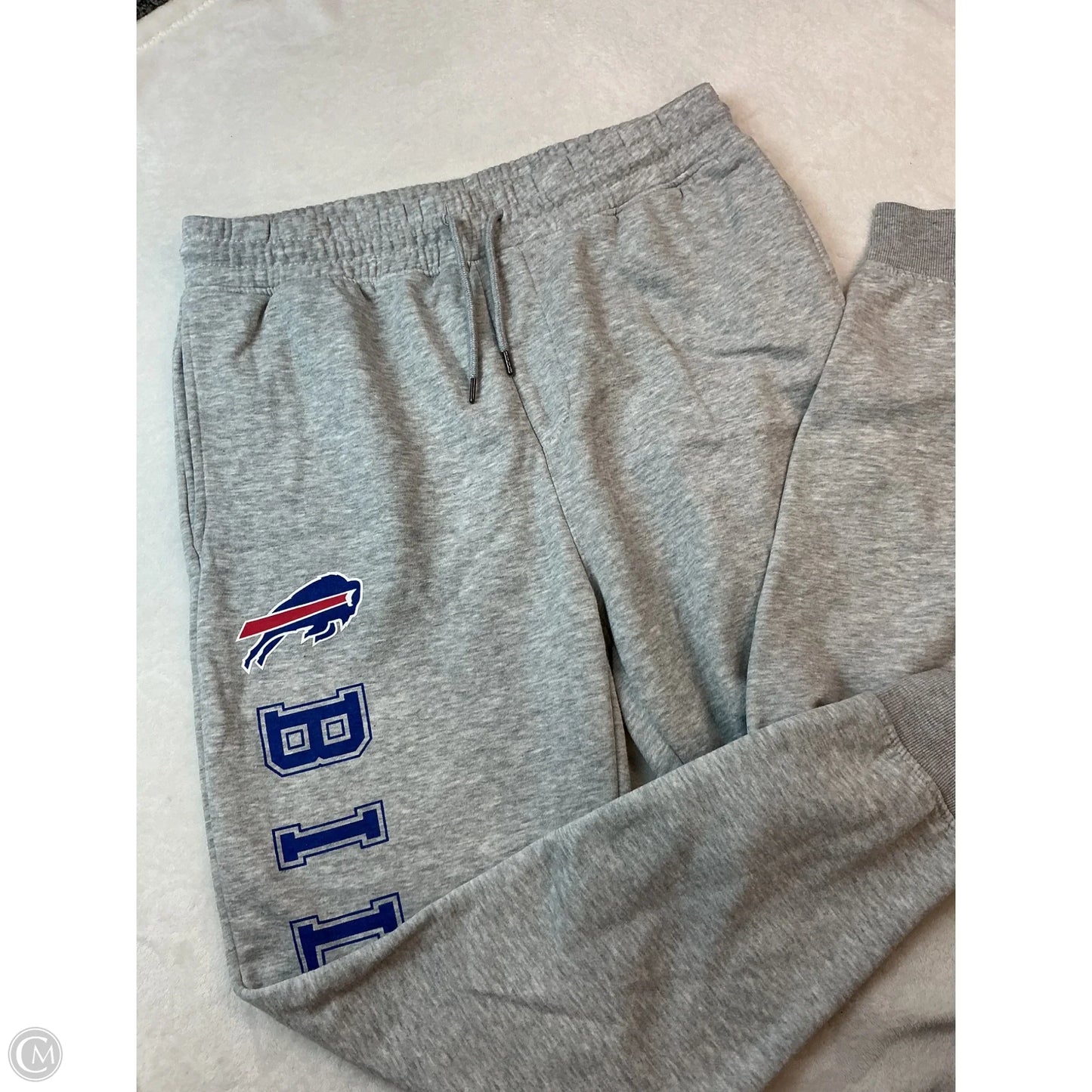 Athletic Pants By Nfl In Grey, Size: L