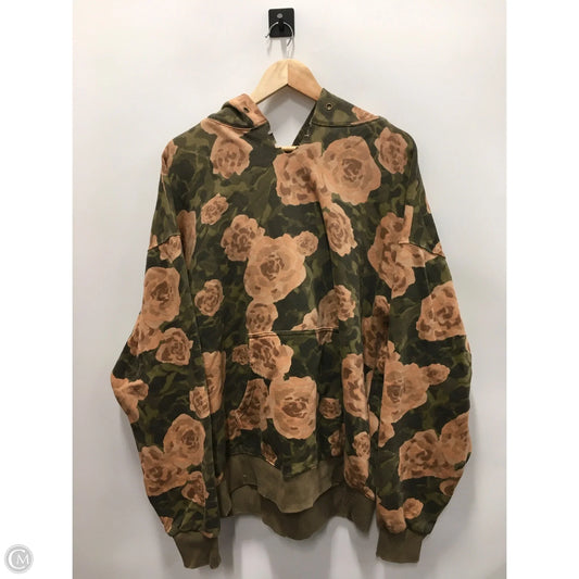 Sweatshirt Hoodie By We The Free In Green, Size: S