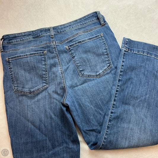 Jeans Flared By Kut In Blue Denim, Size: 12