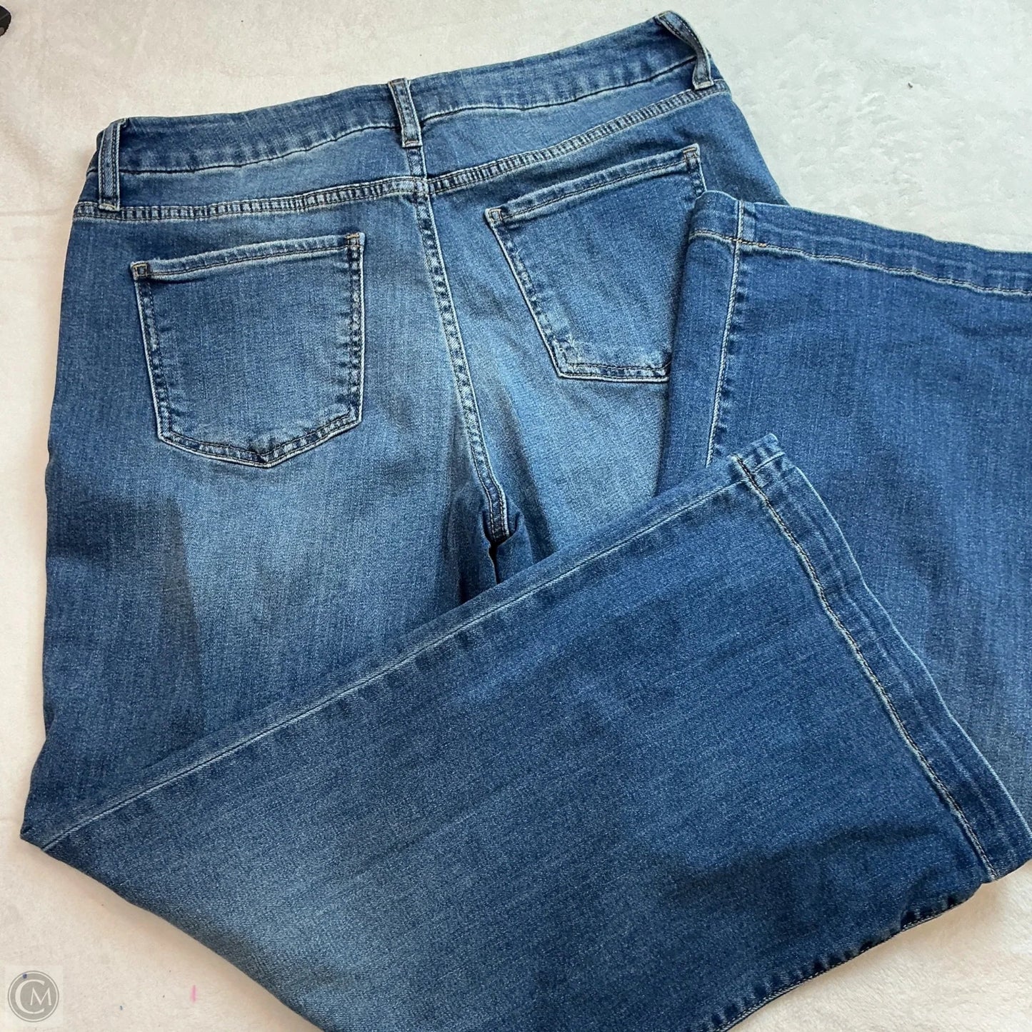 Jeans Wide Leg By Kut In Blue Denim, Size: 12