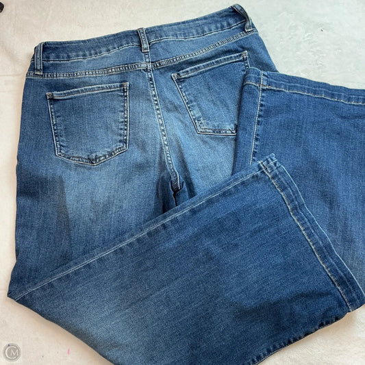 Jeans Wide Leg By Kut In Blue Denim, Size: 12
