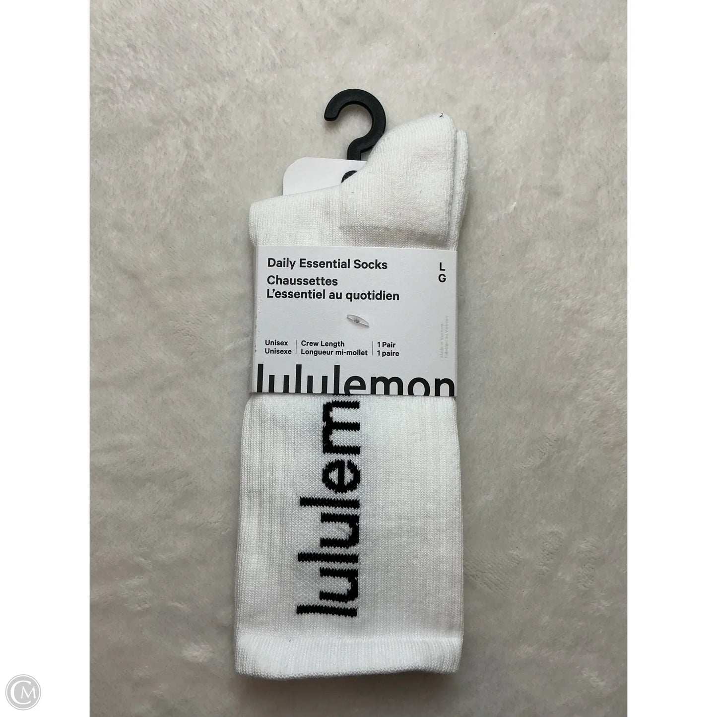 Socks By Lululemon In White, Size: L