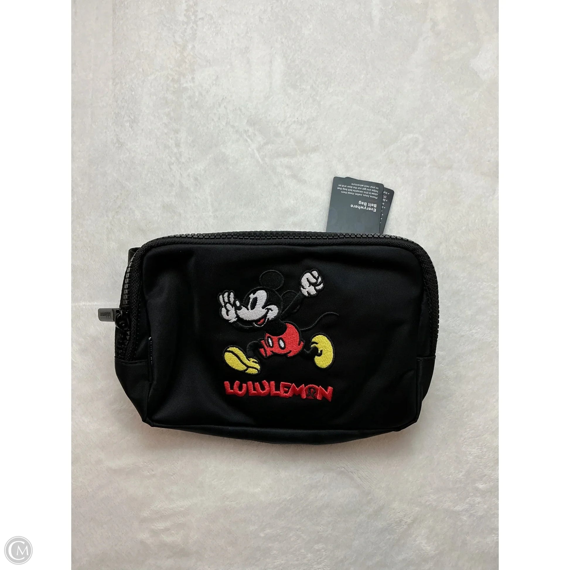lululemon Disney x lululemon Everywhere Belt Bag 1L Mickey in Motion Graphic Size: One Size Black