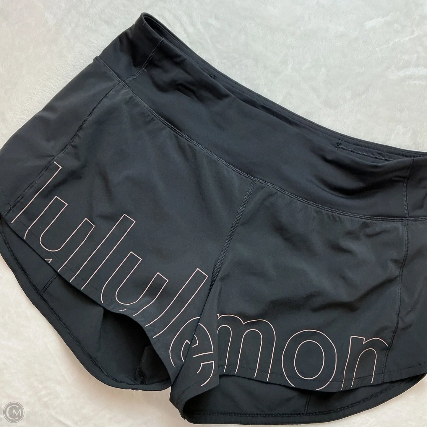 Athletic Shorts By Lululemon In Black, Size: 8