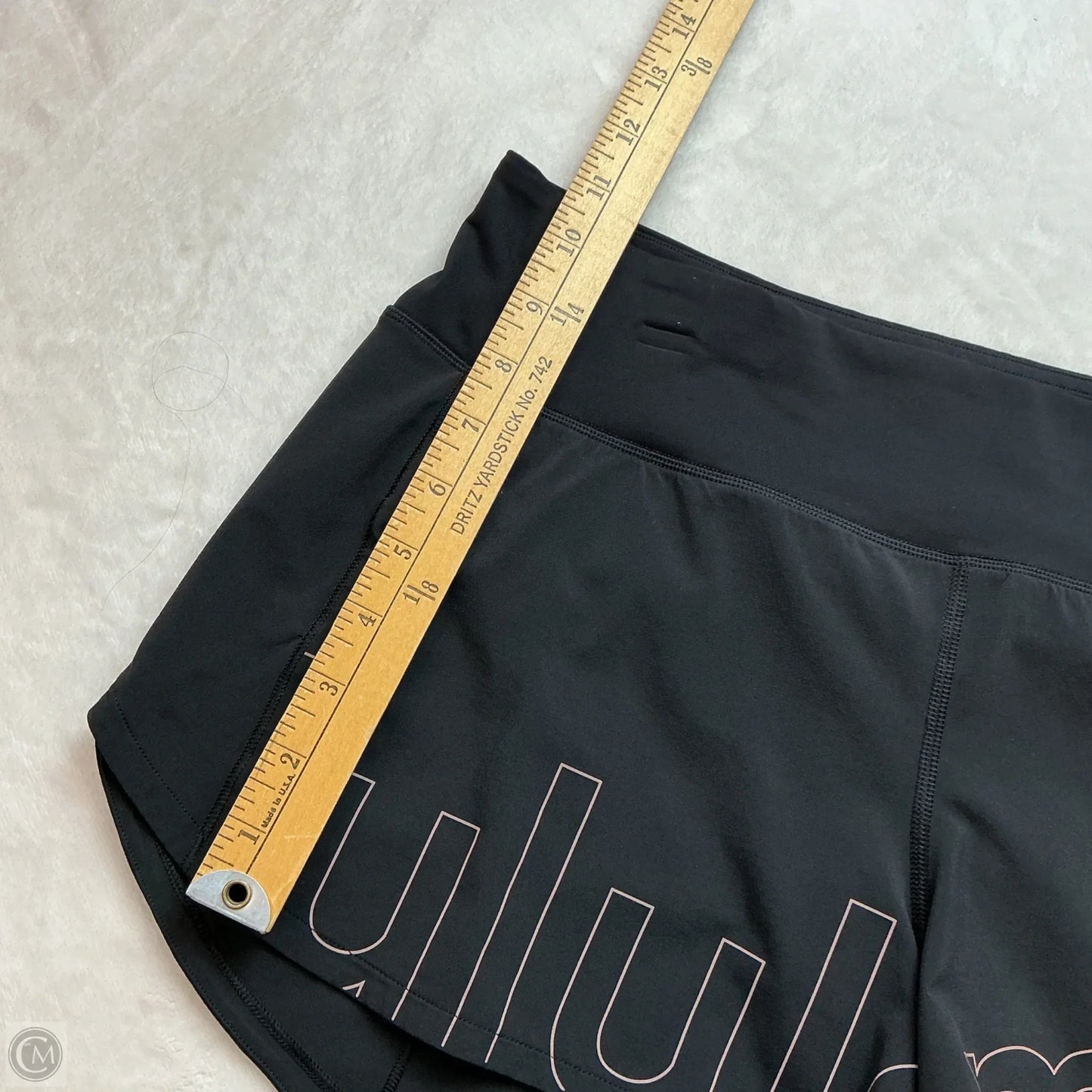 Athletic Shorts By Lululemon In Black, Size: 8