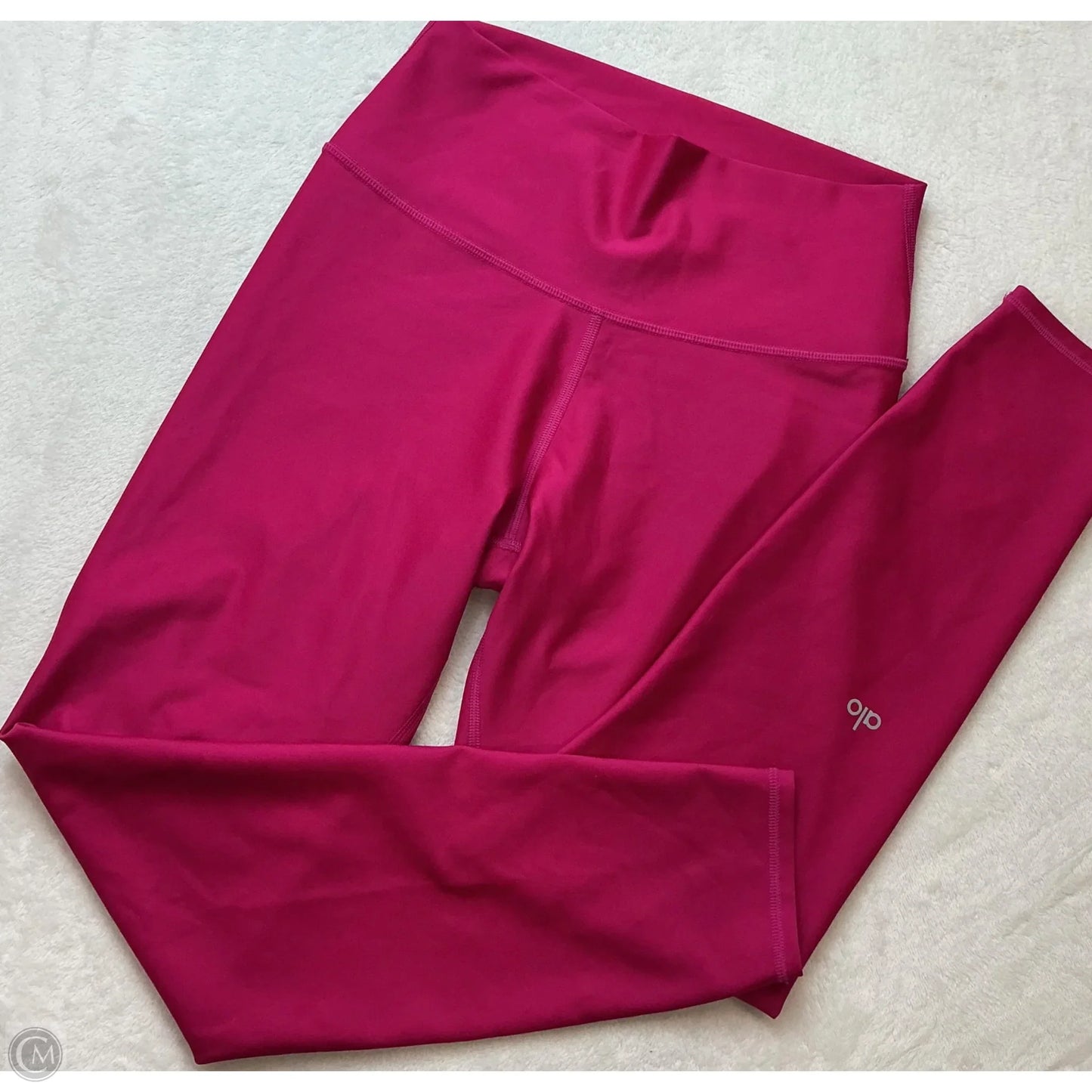 Athletic Leggings By Alo In Pink, Size: M