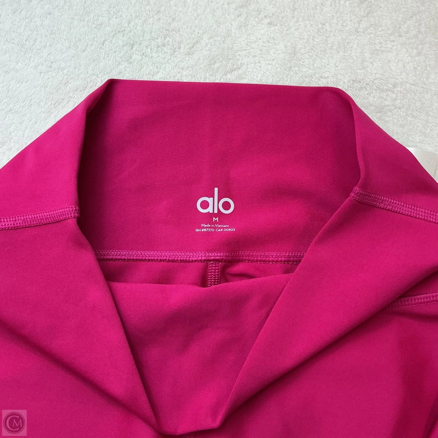 Athletic Leggings By Alo In Pink, Size: M