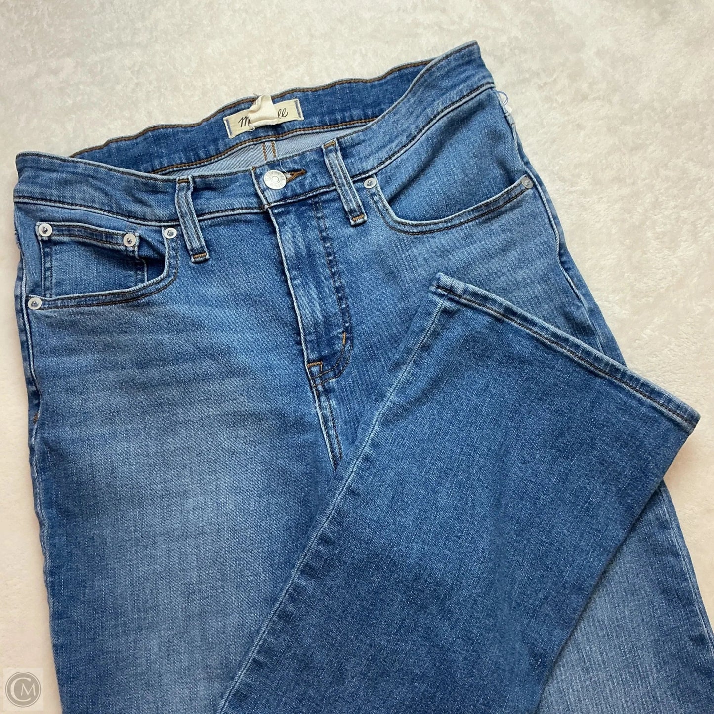 Jeans Wide Leg By Madewell In Blue Denim, Size: 8